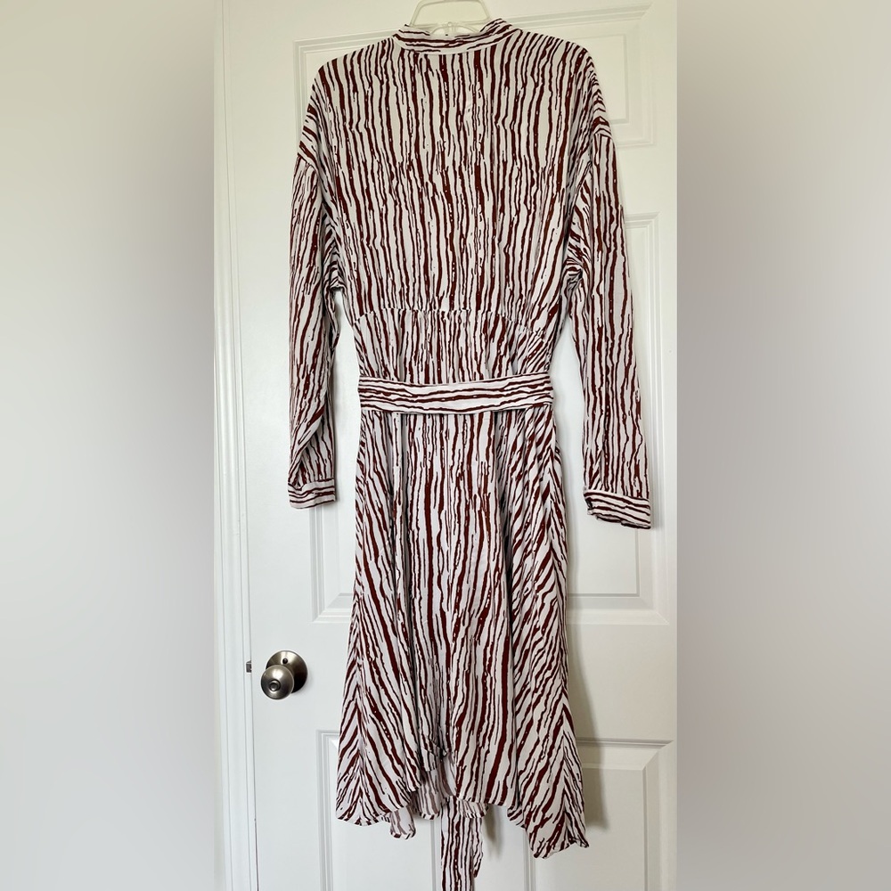 Eloquii Zebra Print Long Sleeve Dress sz. 16 - Picture 3 of 4